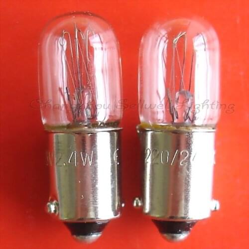 New!miniature Bulb Light 220/240v 2.4w Ba9s T10x28 Free Shipping A591
