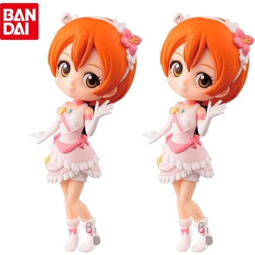 Bandai Genuine Qposket Petit LoveLive! School Idol Project Rin Hoshizora Anime Action Figures Collectible Model Ornaments Toys