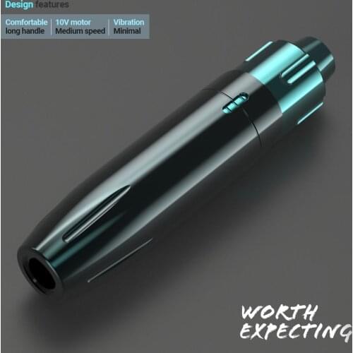 Professional Rotary Tattoo Machine Pen RCA Connected Alloy Aluminum Cartridge Needles Tattoo Gun Pen For Body Artist Supplies