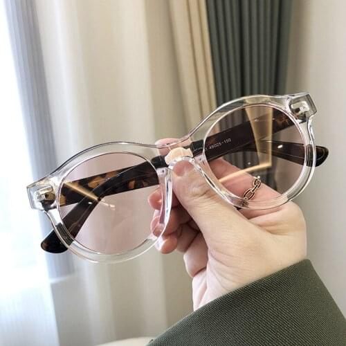 Luxury Brand Round Sunglasses Women 2020 Fashion Driving Glasses Women Rivet Retro Sun Glasses Female Lady Men Shades Accessory