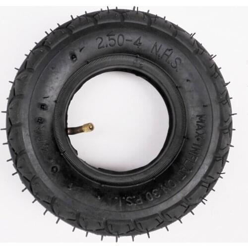 Tire with Inner Tube 2.50-4 fits Gas Scooter Bike Electric Scooter