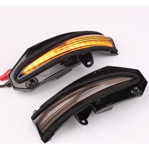 LED Dynamic Turn Signal Light Flowing Water Blinker Flashing Light For Toyota RAV4 XA40 13-18 Highlander XU50 Noah R80 4Runner
