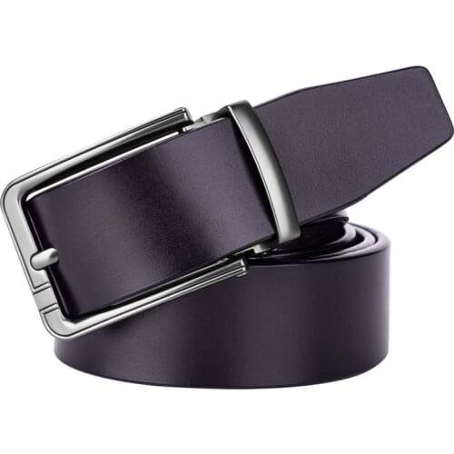 TJ-Tianjun Hot Men Leather Needle Buckle Belt Casual Fashion Youth Tail Clip Buckle Belt Cowhand Business Belt C3503