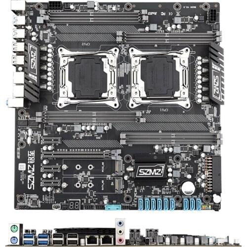 X99-Z8 dual-way computer motherboard desktop server big board ddr4 memory support e5 2680v3v4cpu