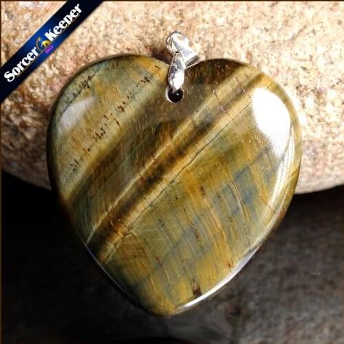 Women & Men Fashion Jewelry Pendant Necklaces With Chain Wholesale Natural Blue Tigers Eye Quartz Stone Colares Femininos ZS860