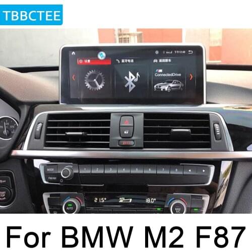 For BMW M2 F87 2013 2014 2015 2016 2017 NBT 10.25" Android Car GPS Navi Map Original Style Multimedia HD Stereo Player Auto