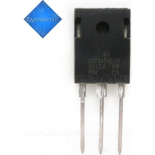 5pcs/lot STPS4045CP TO-247 STPS4045 TO247 Schottky rectifier diode 45V 40A new original In Stock