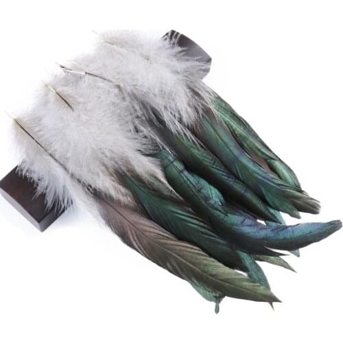 50Pcs Wholesale Beautiful Rooster Feathers 15-20cm/6-8 Inch Natural Pheasant Plume Wedding Jewelry Decoration Accessories