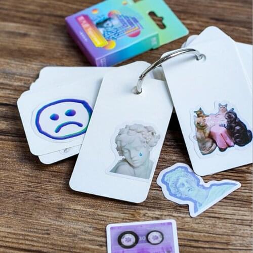 Free shipping 20boxes Stylish modern steam wave boxed stickers Scrapbooking Planner Cute Lovely Stationery