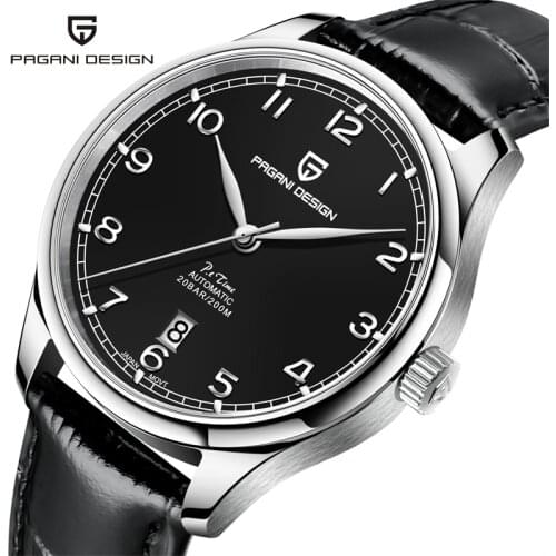 Pagani Design 41MM Men Wrist Watch 2021 Luxury Mechanical Watch NH35 Stainless Steel Sapphire Glass Pilot Watch 200M Waterproof