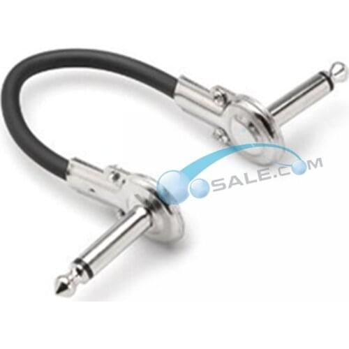 15CM 30CM Guitar Cable Effect Pedal Cable Guitar Accessories Musical Instrument Effector Wire Connector 22AWG Silver Color