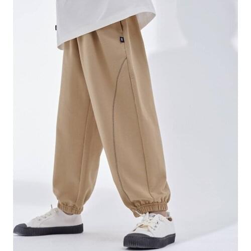 Hollead Boys Sweatpants New Style Patchwork Kids Pants Fashion Casual Childrens Elastic Trousers 4-13 Years Teenager Clothing