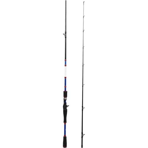HONOREAL Telescopic Fishing Rod 1.83/1.98/2.44m Fishing Rod 2 Sections Lure Fishing Rod With Pikestaff Fishing Tool
