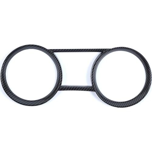 Dashboard Instrument Box Ring Trim Decor Cover Bezels ABS for Ford Mustang 2010 2011 2012 2013 2014