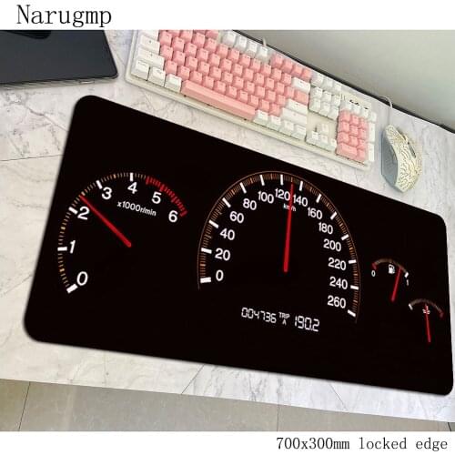 Speedometer mousepad gaming mouse pad 700x300x3mm pc computer gamer accessories mat Christmas gifts laptop desk protector pads