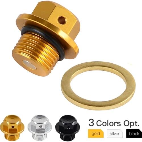 M14*1.25 Magnetic Oil Drain Plug For Suzuki GSXS GSXR 600 750 1000 V Strom 250 Bandit 1200 1250 S GSR GSX GSF 400 1100S 1400 SV