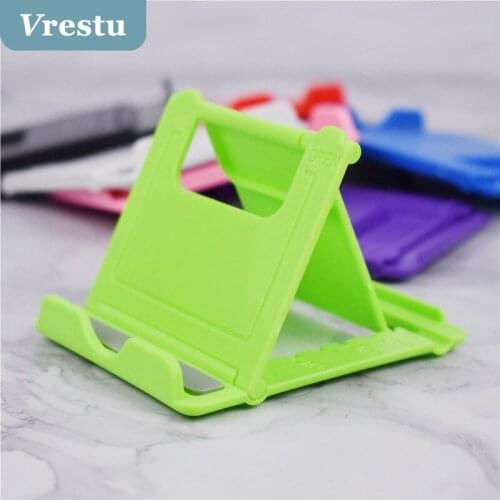 Mini Mobile Phone Holder for iPhone Samsung Xiaomi Huawei Foldable Light Desktop Stable Bracket for Smart Phone Tablet Portable