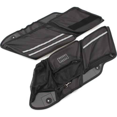 Motorcycle Hard Saddlebag Inner Wall Organizer Storage Bag Patch For Harley 2014+ Road King Road Street Electra Glides Models
