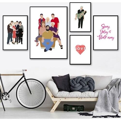 Family Photos Love Wall Art Canvas Posters Nordic Prints Painting Royle Family Art Abstract Picture For Living Room Nordic Decor