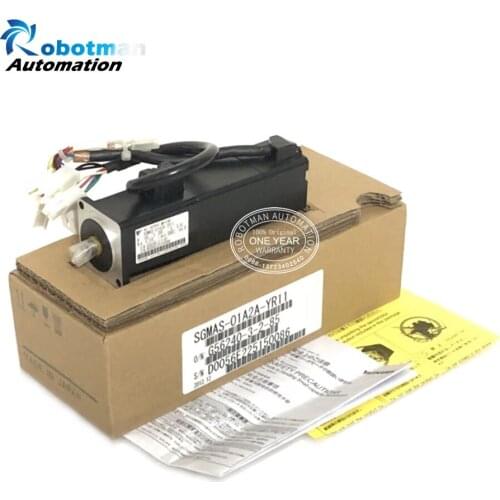 New in box AC Servo Motor SGMAS-01A2A-YR11 100W 200V 0.91A With Free DHL/UPS/FEDEX