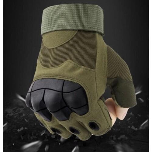 Outdoor Tactical Fingerless Gloves Military Army Shooting Hiking Hunting Climbing Cycling Gym Riding Airsoft Half Finger Gloves