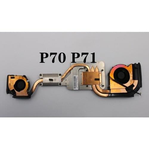 Lenovo ThinkPad p70 P71 independent fan radiator FRU:00NY300 00NY301
