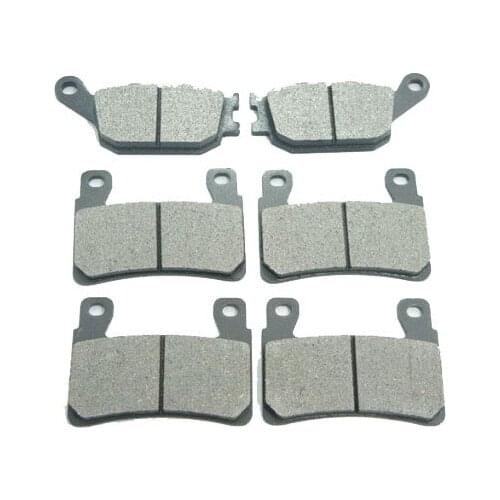 Motorcycle front rear brake Pads plate for CB400 VTEC 1/2/3/4/5 06-10 CBR600 F2 F3 F4 99-06 CB1300 03-12 CB1100 13-14 free ship