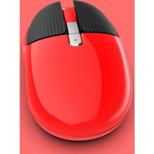 Rechargeable wireless mouse mute is suitable for office and home desktop laptops