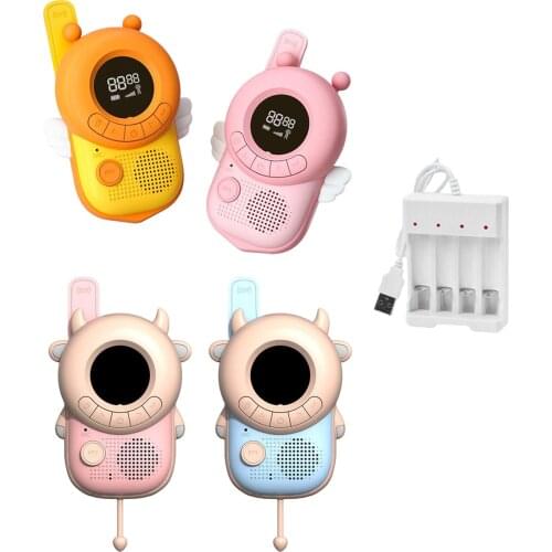 Handheld 2 Way Radio Kids Walkie Talkies Long Range Outdoor Adventure Toy