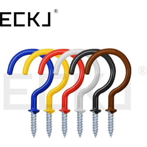 All kinds size and color of screw hook Ceiling Hooks,Vinyl Coated Cup Hook Screw-in hook Use for Indoor and Outdoor