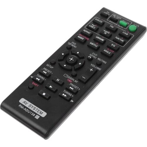 Remote Control Replace RM-ADU138 Video Receiver for sony AV Home Theater System DAV-TZ140 HBD-TZ130 HBD-TZ140 Television