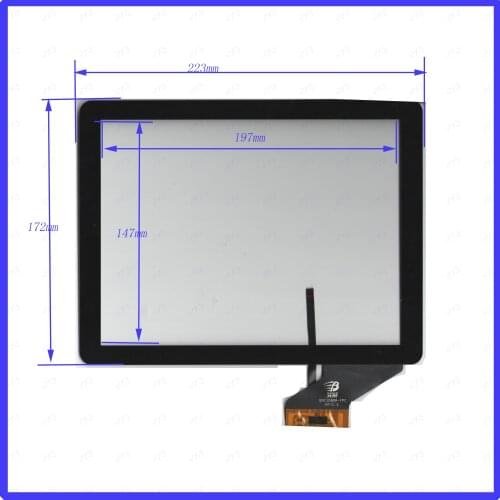 ZhiYuSun FT5826SWL ER10518 223*172mm GNI1089A-FPC NEW10.1inch Touch sensor panel GPS DVD overlay kit Resolution