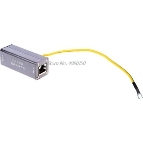 Ethernet Network Card RJ45 Surge Protector Thunder Lightning Arrester Protection Device Dropship