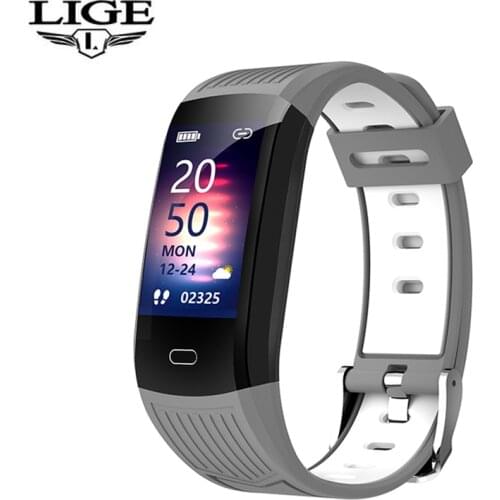 LIGE 2020 New Smartwatch Men Full Touch Multi-Sport Mode With Smart Watch Men Heart Rate Monitor Waterproof Watch