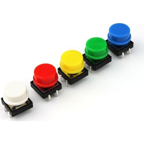 12*12*7.3MM Tactile Push Button Switch Momentary Micro Switch Button for DIY Kit 25Pcs/Set
