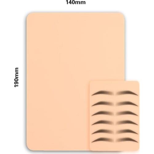 KZBOY Eyebrow Tattoo Microblading Training Latex Practice Skin Pads Double Side Tattoo Fake Skin for Beginner