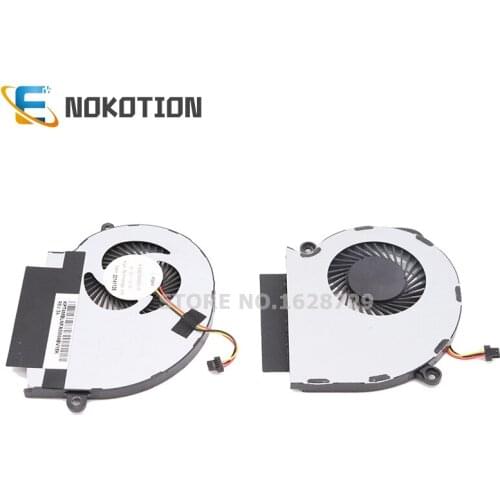 NOKOTION DA0BLNMB8D0 For Toshiba Satellite S55T-b S55T-b5355 laptop CPU cooling fan one pair