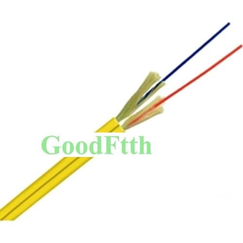 Indoor Optical Cable SM G652D Duplex Zipcord Yellow PVC 3mm GoodFtth 1-3km