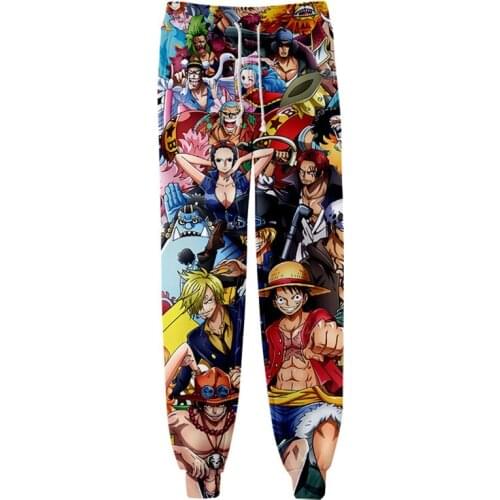 2021 3D ONE PIECE Jogging Pants Sport Sweatpants Running Pants Men Women Joggers Trackpants Fitness Pants Bodybuilding Trousers