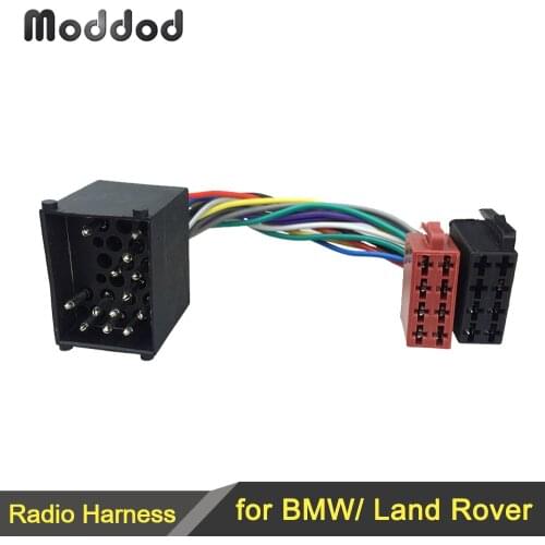 ISO Wiring Harness Adaptor for BMW 3 5 7 8 Series E46 E39 Land Rover Discovery Mini Cable Plug Adaptor Connector