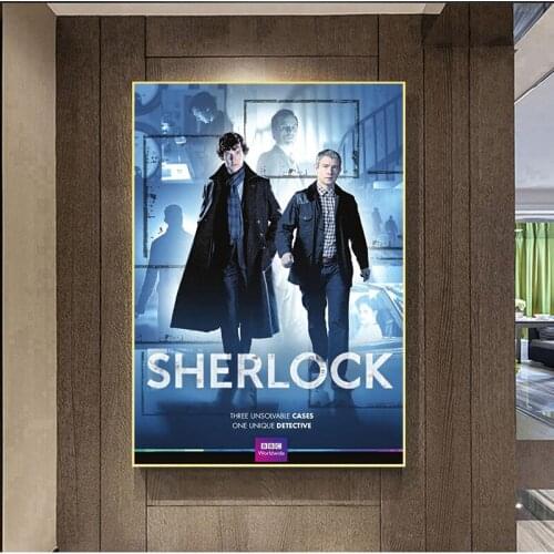 New 5D Diy diamond painting Sherlock 3 film and television character poster diamond embroidery square round diamond decoration