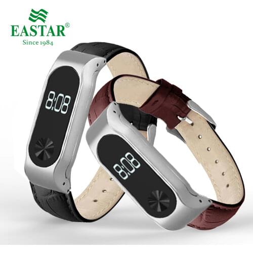 Colorful Leather Strap For Xiaomi Mi Band Smart Band Accessories For Xiaomi Miband 2 Smart Wristband Strap For Xiaomi Mi Band 2