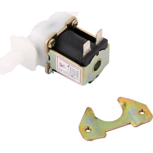 Electric Solenoid Valve N/C Water Air Gas Inlet Flow Switch DC 24V