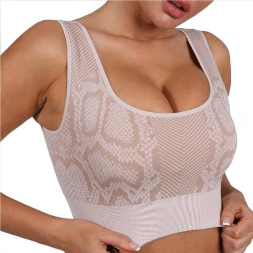 European and American Snake Pattern Yoga Suit Womens Sports Vest High Waist Trousers Seamless Yoga Suit