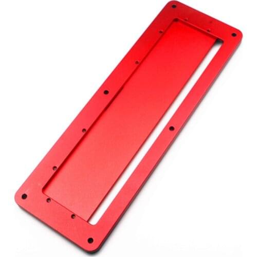 Electric Circular Saw Flip Cover Plate Flip-Floor Table Special Cover Plate Adjustable Aluminium Insert Plate for Table Saw