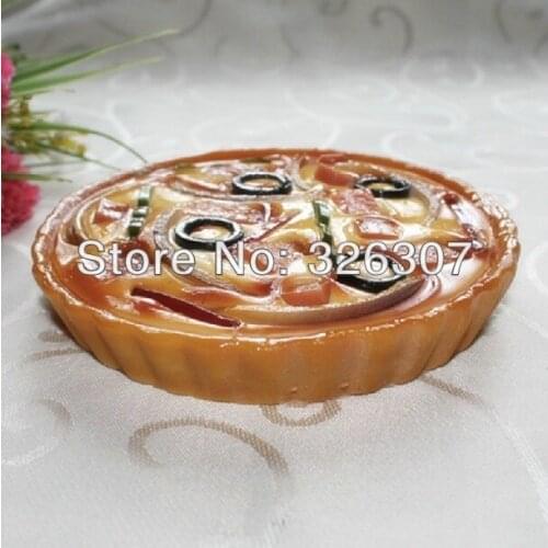 Customize artificial food model pizza high artificial food pizza model Simulation 6 inch dish pizza samples show high simulation