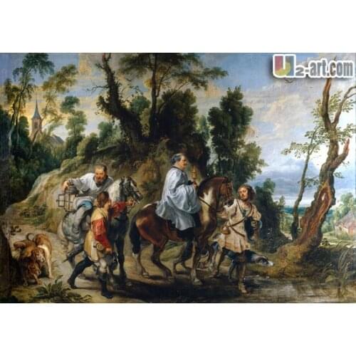 Canvas Prints (Jan Wildens) Home decoration artwork wall picture HD print oil painting on canvas for sale 13-Zjyh-(72)