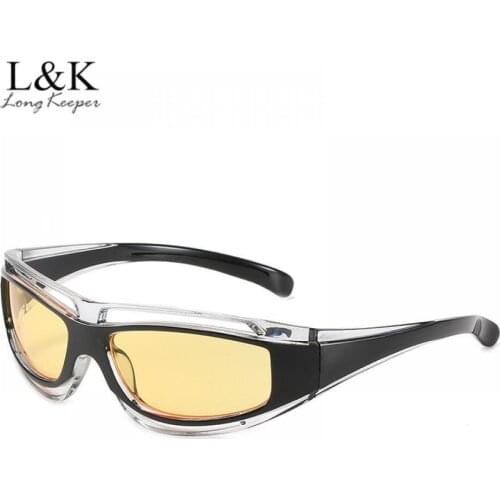 2021 New Brand Glasses Men Women Yellow Lens Driving Sun Glasses For Male Black Sports Sunglasses Fishing Driver Goggles UV400