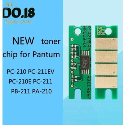 NEW toner chip for Pantum P2500W P2505 M6200 M6500 M6505 M6600 M6607 PC-210 PC-211E PC-210E PC-211 toner chip