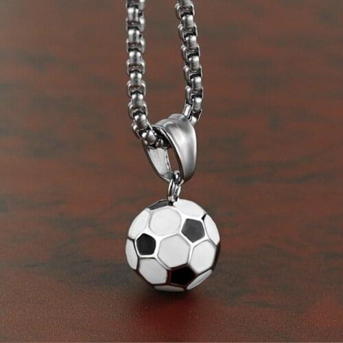 Wholesale Soccer Game Necklace Football Pendant Sports Meet Jewelry free ship 12pcs/lot